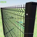 Fencage en mailles de fil soudé incurvé 3D V